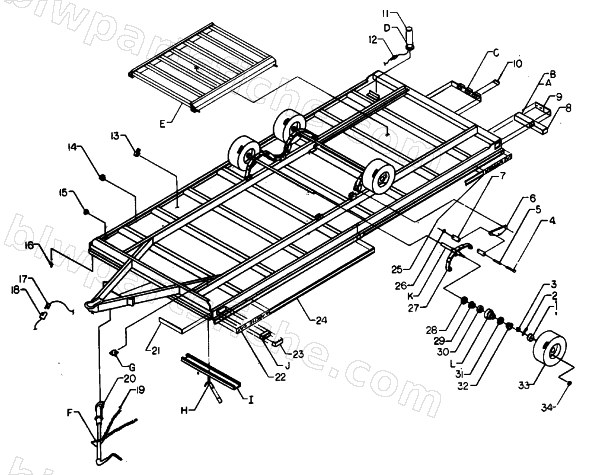 TRAILER - CC180 H.D. diagram