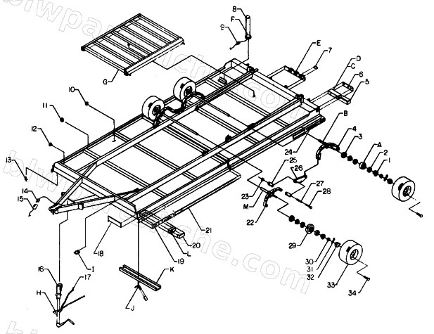 TRAILERS - CC160, CC160G diagram