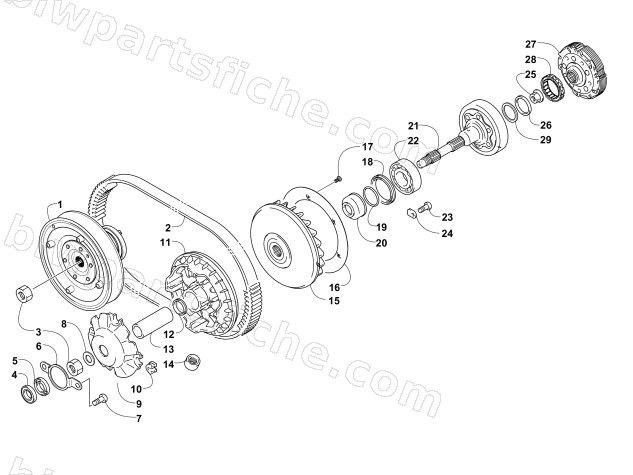 TRANSMISSION ASSEMBLY diagram