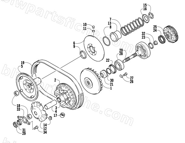 TRANSMISSION ASSEMBLY diagram