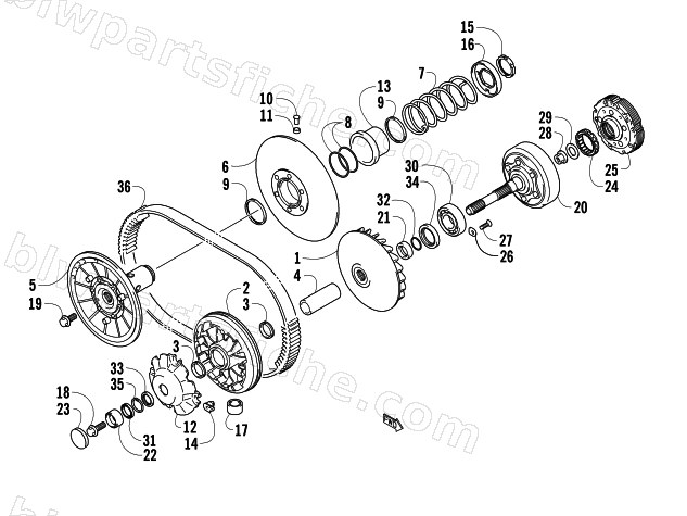 TRANSMISSION ASSEMBLY diagram