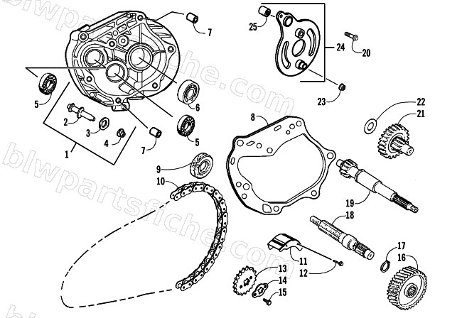 TRANSMISSION ASSEMBLY diagram