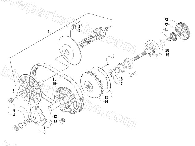 TRANSMISSION ASSEMBLY diagram