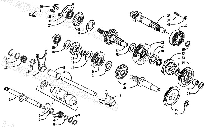 TRANSMISSION ASSEMBLY diagram