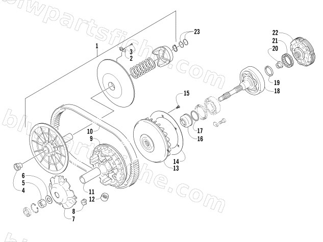 TRANSMISSION ASSEMBLY diagram