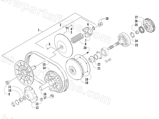 TRANSMISSION ASSEMBLY diagram