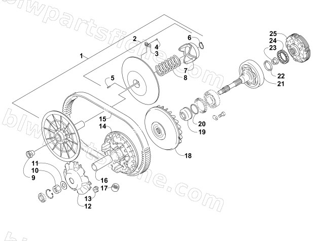 TRANSMISSION ASSEMBLY diagram