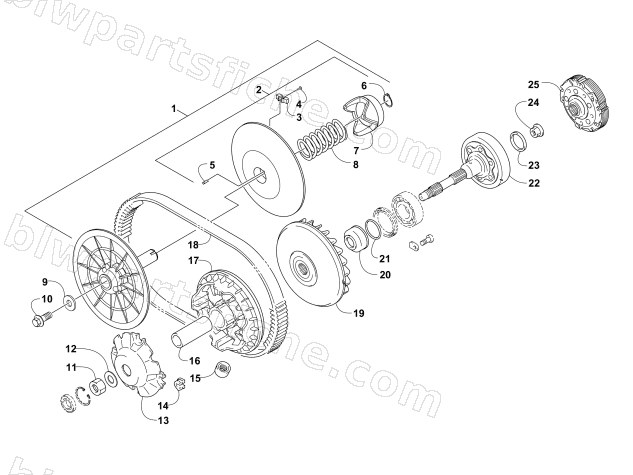 TRANSMISSION ASSEMBLY diagram