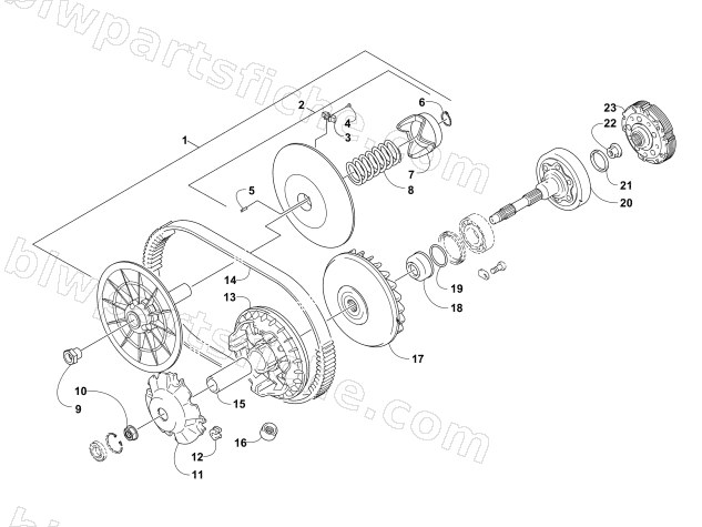 TRANSMISSION ASSEMBLY diagram