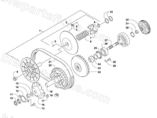 TRANSMISSION ASSEMBLY diagram