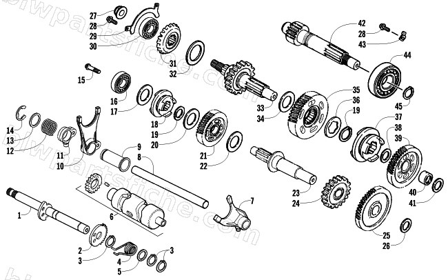 TRANSMISSION ASSEMBLY diagram
