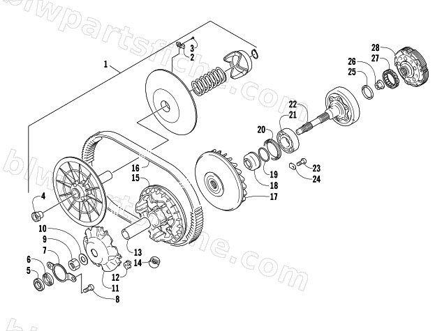 TRANSMISSION ASSEMBLY diagram