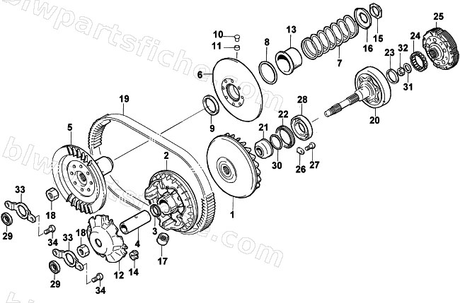 TRANSMISSION ASSEMBLY diagram