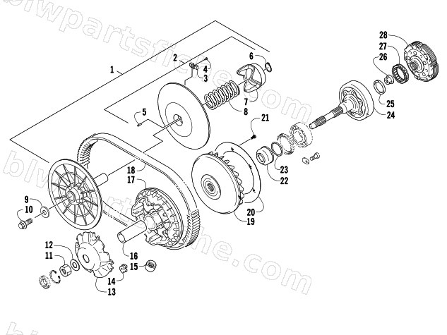 TRANSMISSION ASSEMBLY diagram
