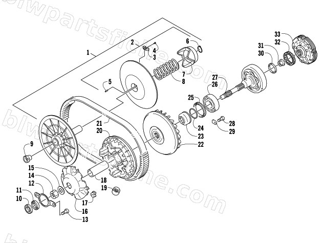 TRANSMISSION ASSEMBLY diagram