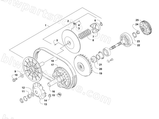 TRANSMISSION ASSEMBLY diagram