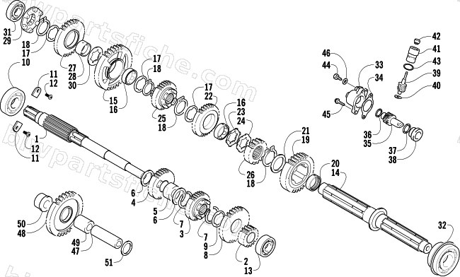 TRANSMISSION ASSEMBLY diagram