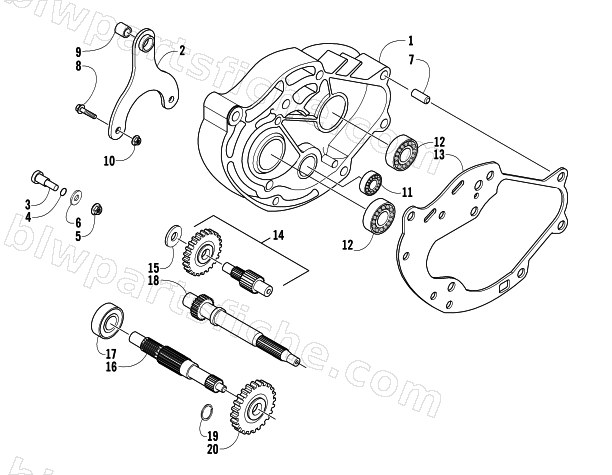 TRANSMISSION ASSEMBLY diagram