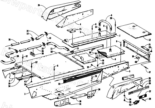 TUNNEL AND COOLING ASSEMBLIES diagram