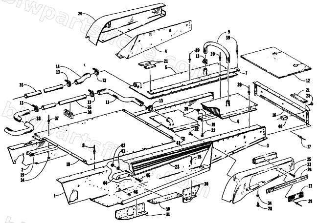 TUNNEL AND COOLING ASSEMBLIES diagram