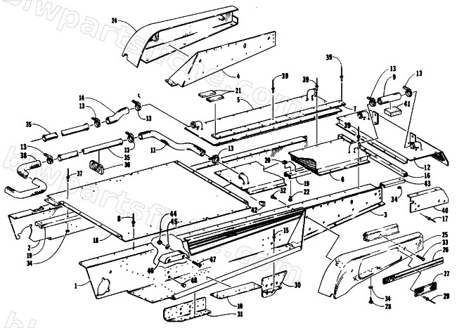 TUNNEL AND COOLING ASSEMBLIES diagram