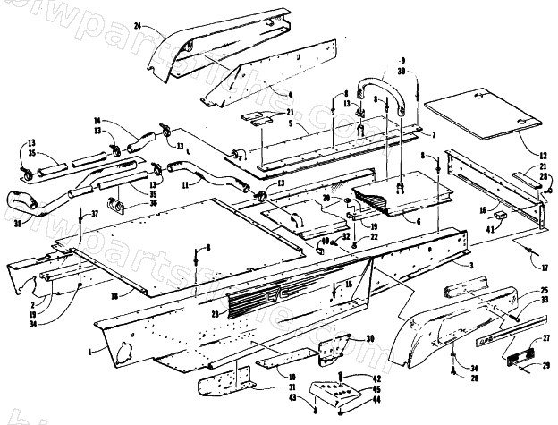 TUNNEL AND COOLING ASSEMBLIES diagram