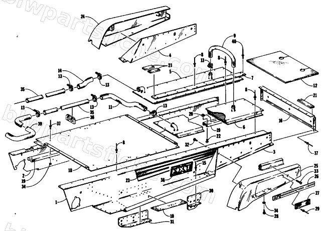 TUNNEL AND COOLING ASSEMBLIES diagram