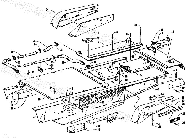 TUNNEL AND COOLING ASSEMBLIES diagram