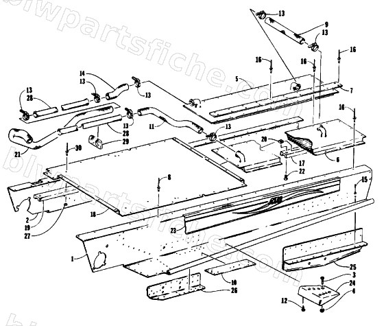 TUNNEL AND COOLING ASSEMBLIES diagram