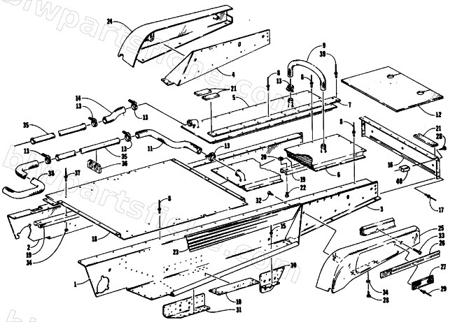 TUNNEL AND COOLING ASSEMBLIES diagram