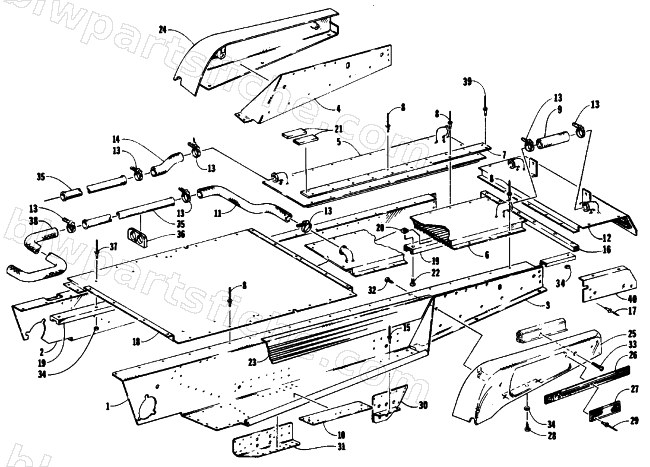 TUNNEL AND COOLING ASSEMBLIES diagram