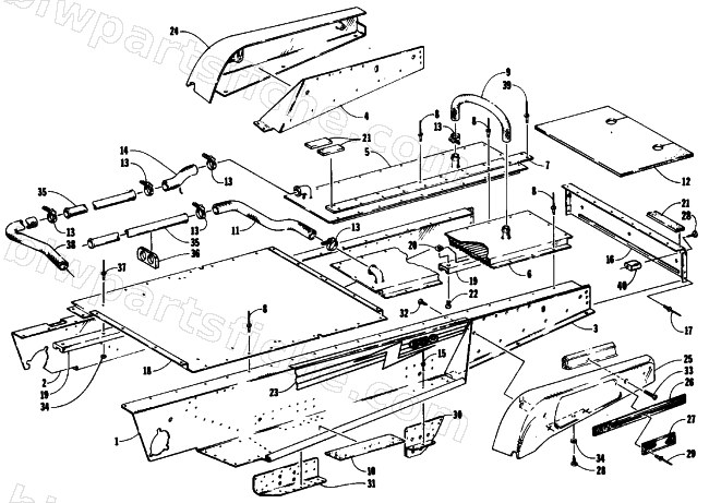 TUNNEL AND COOLING ASSEMBLIES diagram