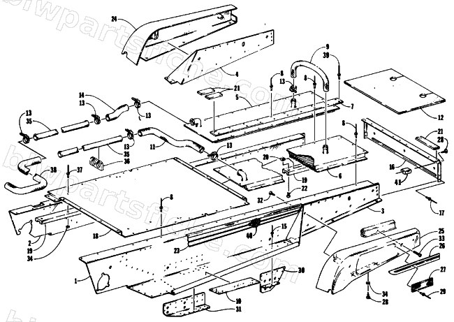 TUNNEL AND COOLING ASSEMBLIES diagram