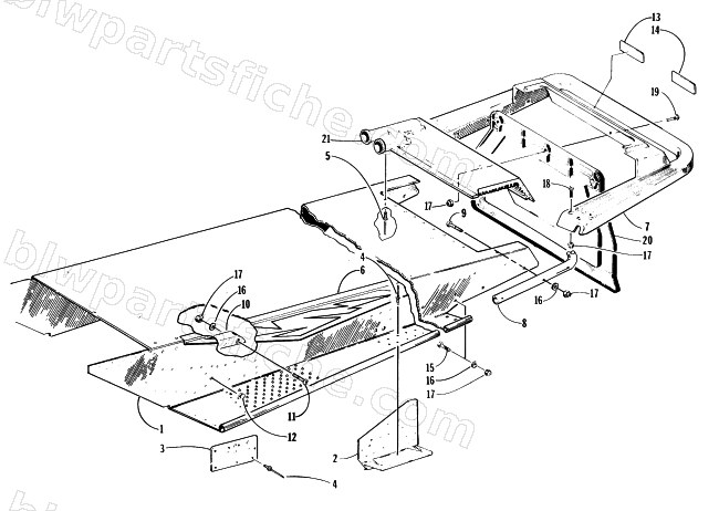 TUNNEL AND REAR BUMPER diagram