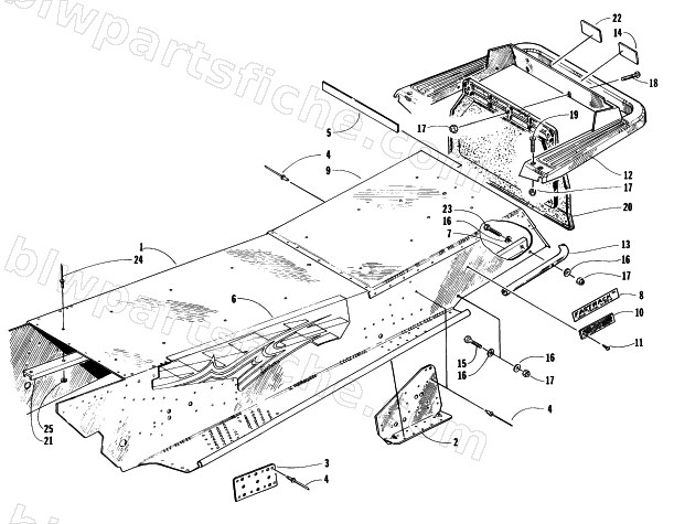 TUNNEL AND REAR BUMPER diagram