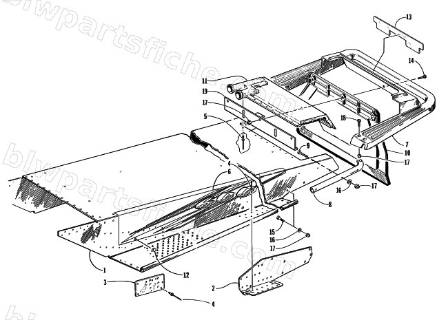 TUNNEL AND REAR BUMPER diagram
