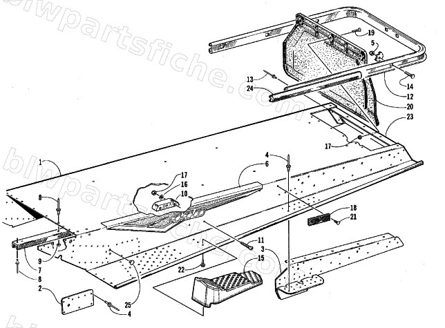 TUNNEL AND REAR BUMPER diagram
