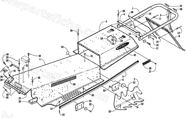 TUNNEL AND REAR BUMPER diagram
