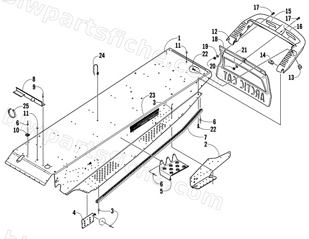TUNNEL AND REAR BUMPER diagram