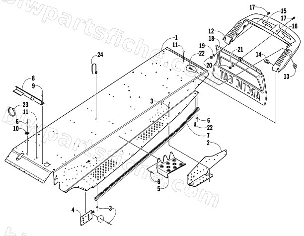 TUNNEL AND REAR BUMPER diagram
