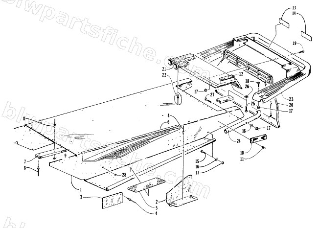 TUNNEL AND REAR BUMPER diagram