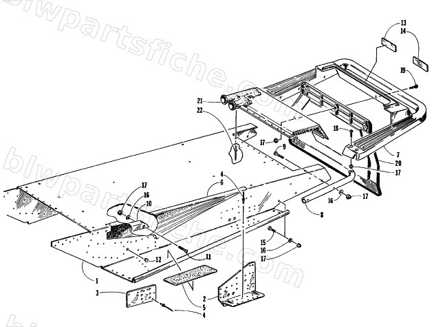 TUNNEL AND REAR BUMPER diagram