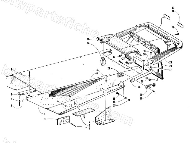 TUNNEL AND REAR BUMPER diagram