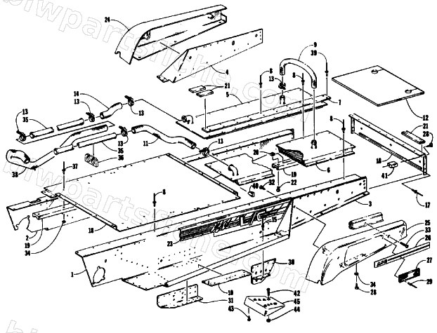 TUNNEL COOLING ASSEMBLIES diagram