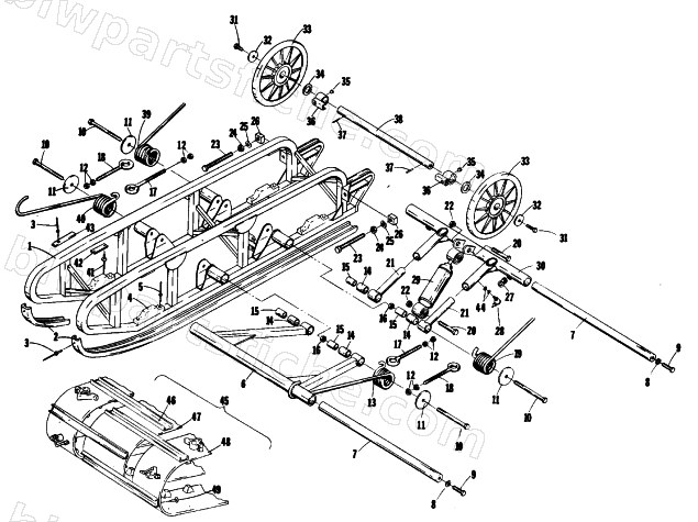 UNDERCARRIAGE AND TRACK diagram