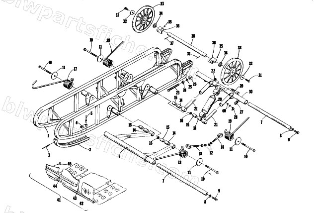 UNDERCARRIAGE AND TRACK diagram