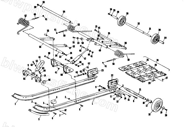 UNDERCARRIAGE AND TRACK diagram