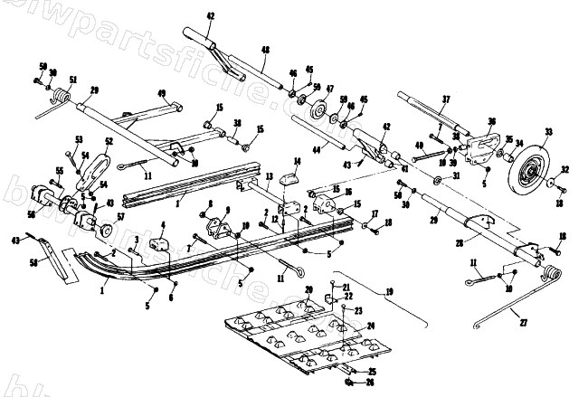 UNDERCARRIAGE AND TRACK diagram