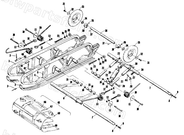 UNDERCARRIAGE AND TRACK diagram