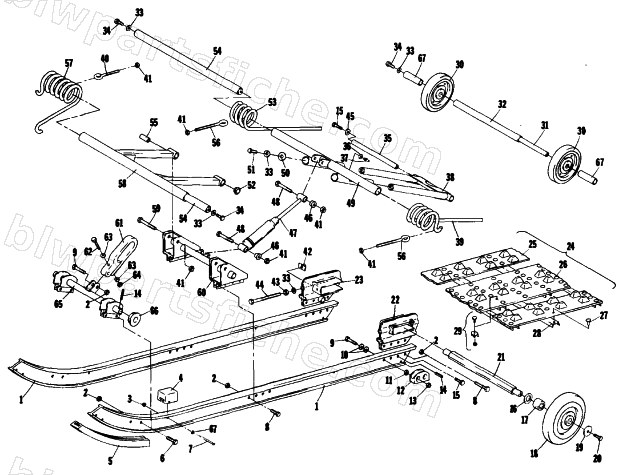 UNDERCARRIAGE AND TRACK diagram
